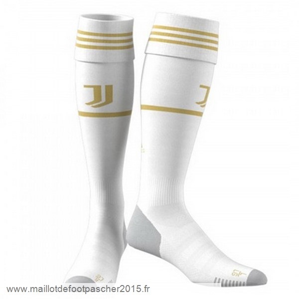 Maillot Foot Achat Domicile Chaussette Juventus 2020 2021 Blanc