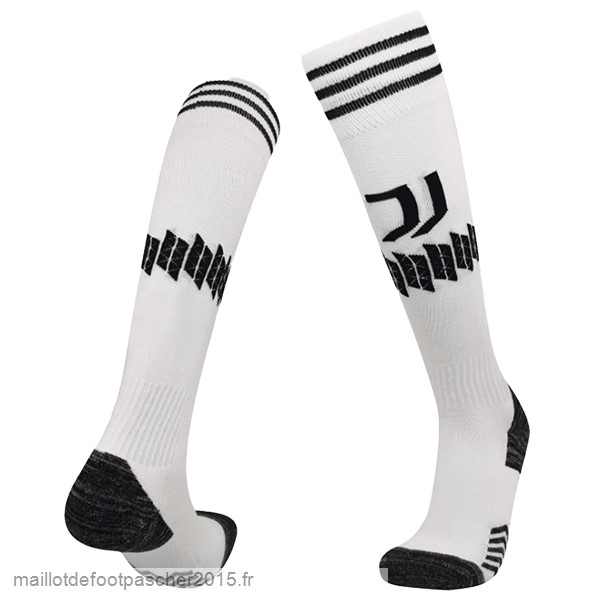 Maillot Foot Achat Domicile Chaussette Juventus 2022 2023 Blanc