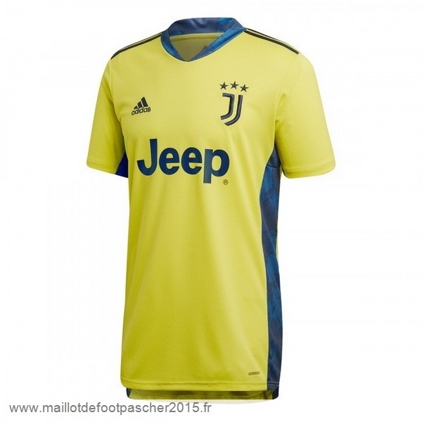 Maillot Foot Achat Domicile Maillot Gardien Juventus 2020 2021 Jaune