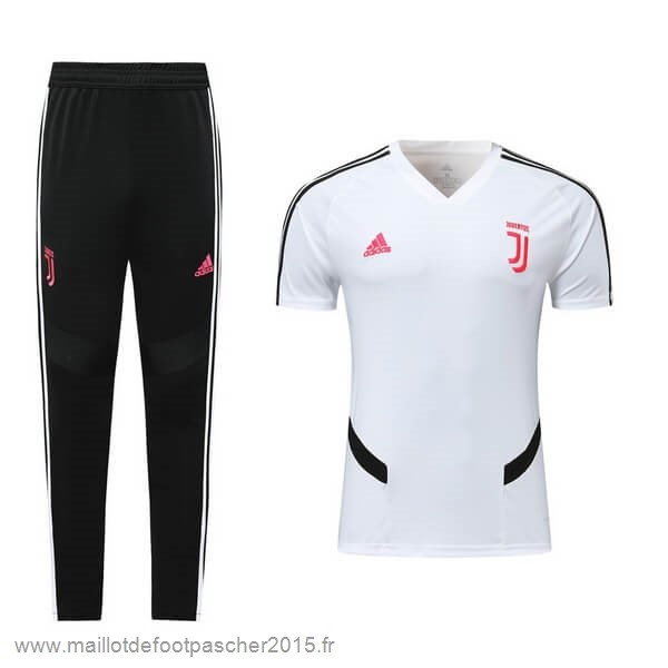 Maillot Foot Achat Entrainement Conjunto Completo Juventus 2019 2020 Blanc Noir