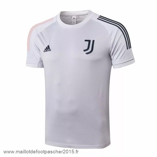 Maillot Foot Achat Entrainement Juventus 2020 2021 Blanc Rose