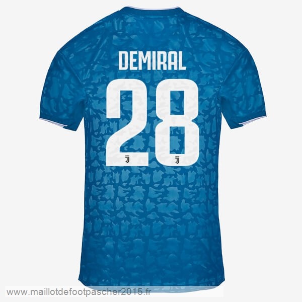 Maillot Foot Achat NO.28 Demiral Third Maillot Juventus 2019 2020 Bleu