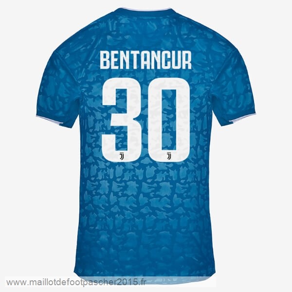 Maillot Foot Achat NO.30 Bentancur Third Maillot Juventus 2019 2020 Bleu