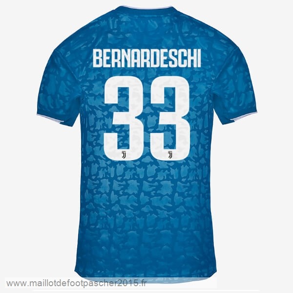 Maillot Foot Achat NO.33 Bernaroeschi Third Maillot Juventus 2019 2020 Bleu