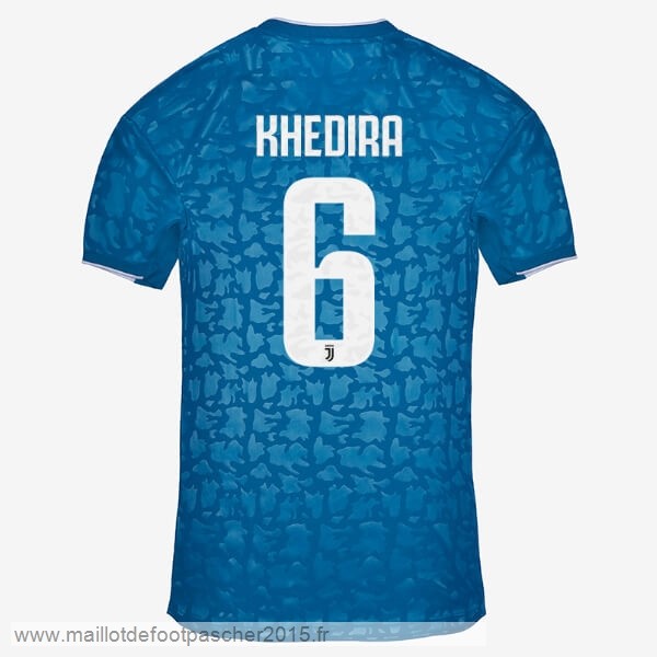 Maillot Foot Achat NO.6 Khedira Third Maillot Juventus 2019 2020 Bleu