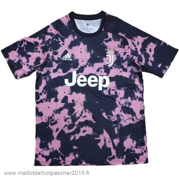 Maillot Foot Achat Édition limitée Maillot Juventus 2019 2020 Rose Noir