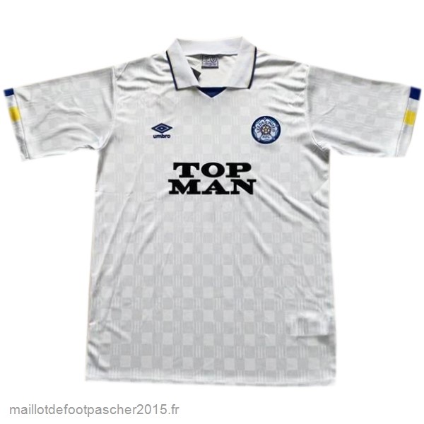 Maillot Foot Achat Domicile Maillot Leeds United Rétro 1989 1991 Blanc