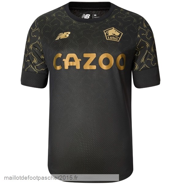 Maillot Foot Achat Thailande Third Maillot Lille 2022 2023 Noir