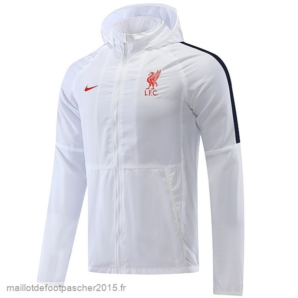 Maillot Foot Achat Coupe Vent Liverpool 2022 2023 Blanc