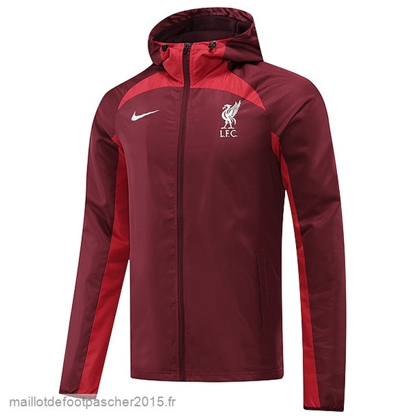 Maillot Foot Achat Coupe Vent Liverpool 2022 2023 Rouge Marine