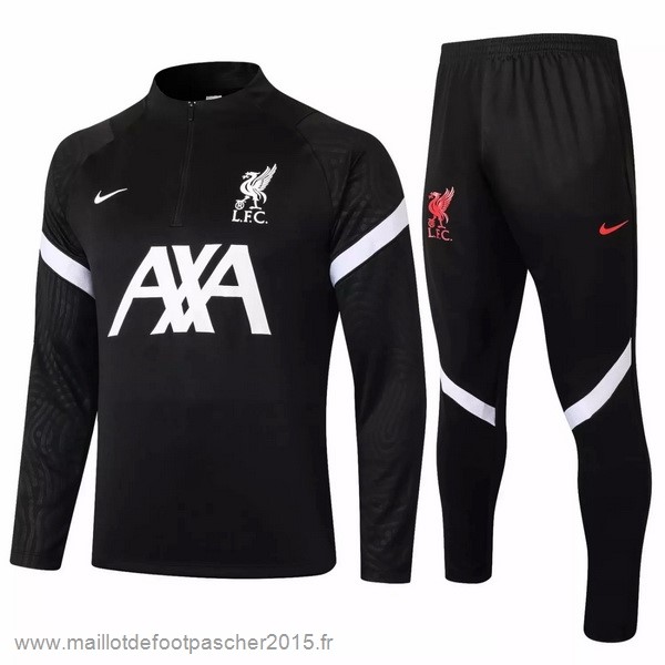 Maillot Foot Achat Survêtements Liverpool 2020 2021 Noir Blanc