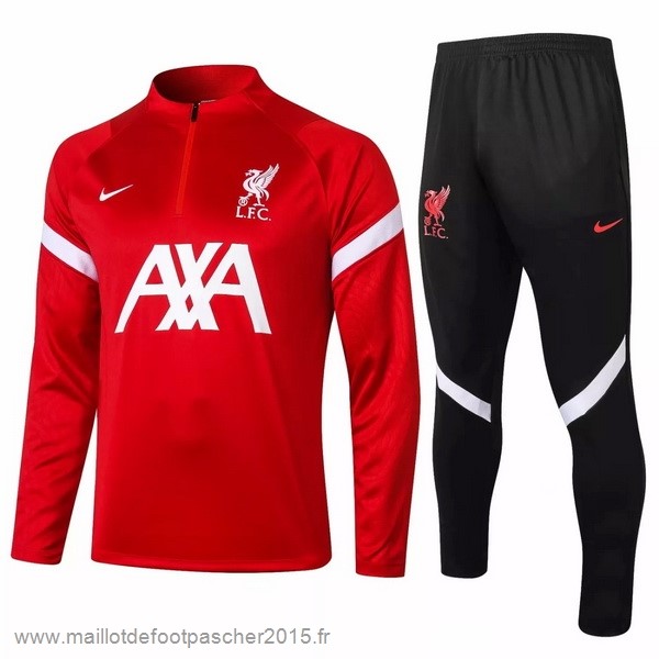 Maillot Foot Achat Survêtements Liverpool 2020 2021 Rouge Noir Blanc