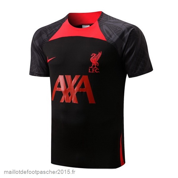 Maillot Foot Achat Entrainement Liverpool 2022 2023 Noir I Rouge