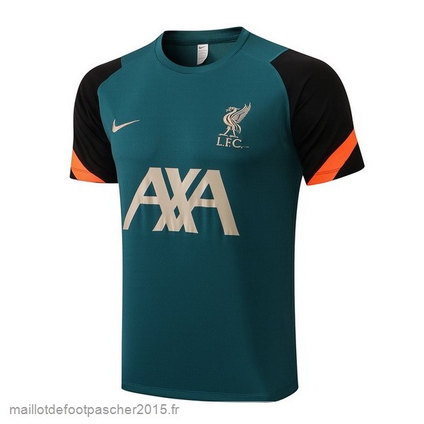 Maillot Foot Achat Entrainement Liverpool 2022 2023 Vert Noir Orange