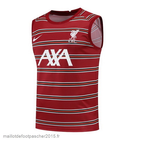 Maillot Foot Achat Entrainement Sans Manches Liverpool 2022 2023 Rouge