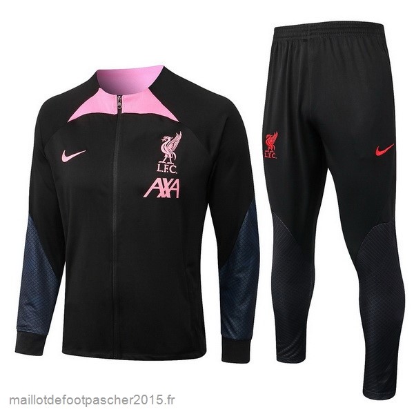 Maillot Foot Achat Survêtements Enfant Liverpool 2022 2023 Noir I Rose