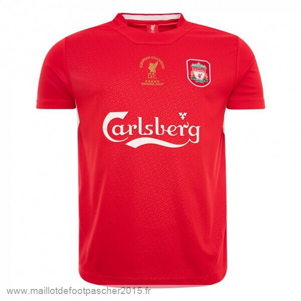 Maillot Foot Achat Domicile Maillot Liverpool Rétro 2005 2006 Rouge