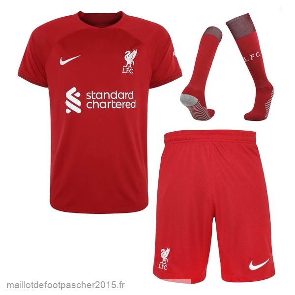 Maillot Foot Achat Domicile Maillot Pantalon Chaussette Liverpool 2022 2023 Rouge