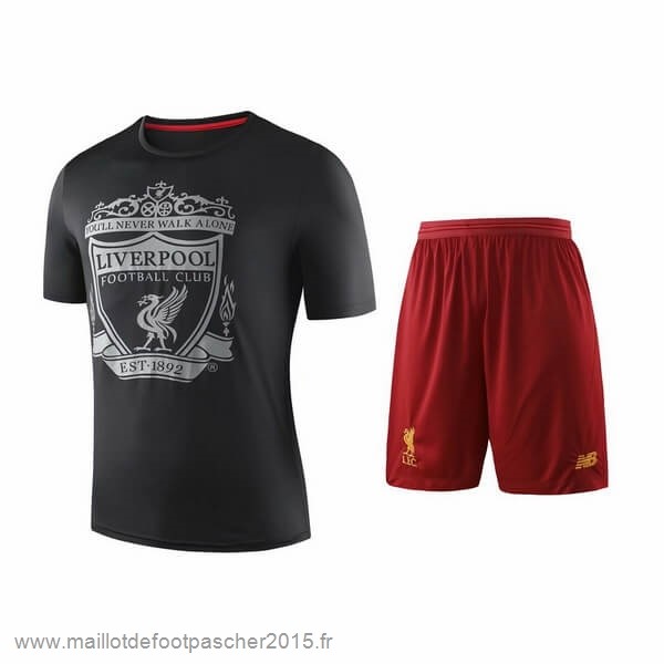 Maillot Foot Achat Entrainement Conjunto Completo Liverpool 2019 2020 Noir Rouge