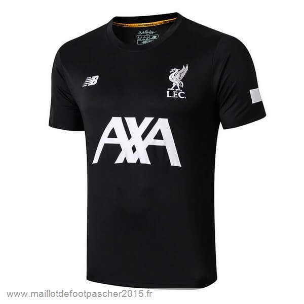 Maillot Foot Achat Entrainement Liverpool 2019 2020 Noir Blanc