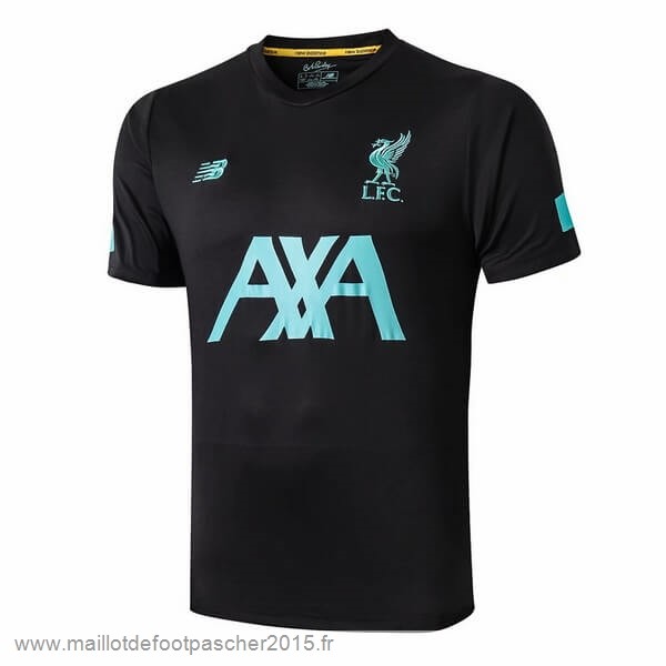 Maillot Foot Achat Entrainement Liverpool 2019 2020 Noir Bleu