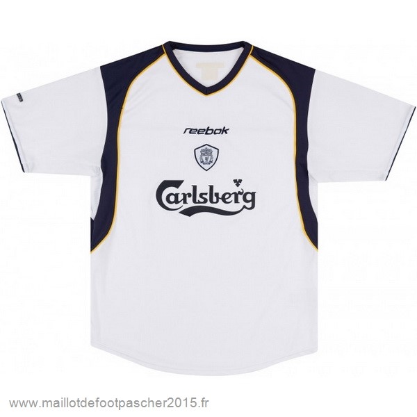 Maillot Foot Achat Exterieur Maillot Liverpool Rétro 2001 2003 Blanc