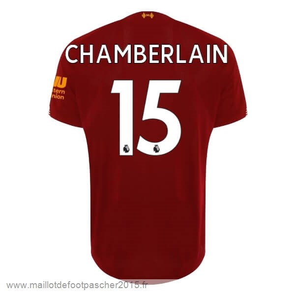 Maillot Foot Achat NO.15 Chamberlain Domicile Maillot Liverpool 2019 2020 Rouge