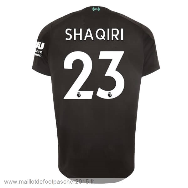 Maillot Foot Achat NO.23 Shaqiri Third Maillot Liverpool 2019 2020 Noir