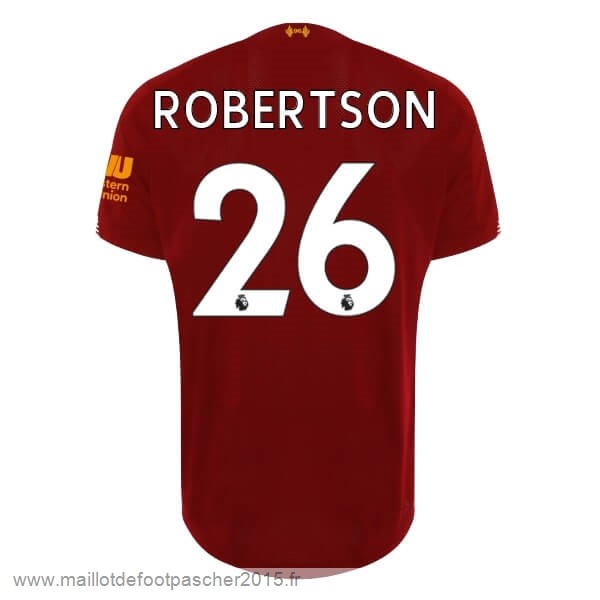 Maillot Foot Achat NO.26 Robertson Domicile Maillot Liverpool 2019 2020 Rouge