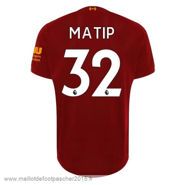 Maillot Foot Achat NO.32 Matip Domicile Maillot Liverpool 2019 2020 Rouge