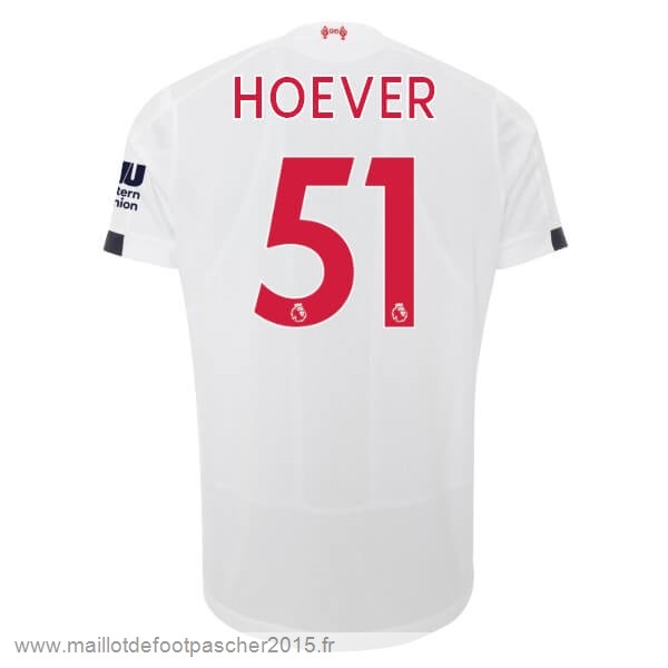 Maillot Foot Achat NO.51 Hoever Exterieur Maillot Liverpool 2019 2020 Blanc