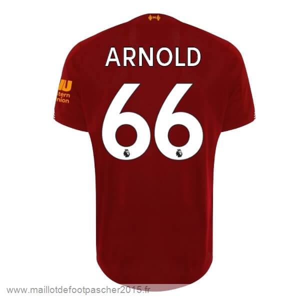 Maillot Foot Achat NO.66 Arnold Domicile Maillot Liverpool 2019 2020 Rouge