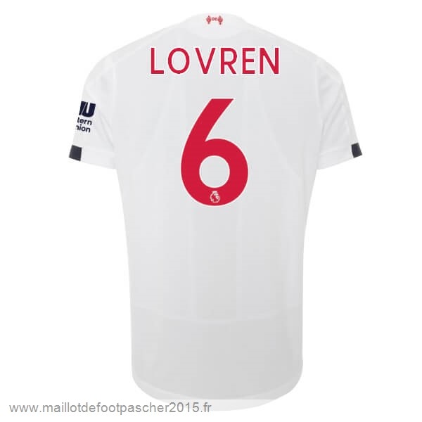 Maillot Foot Achat NO.6 Lovren Exterieur Maillot Liverpool 2019 2020 Blanc