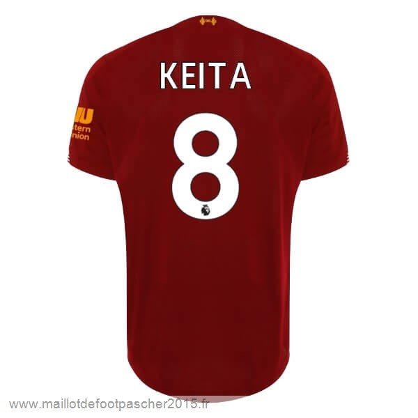 Maillot Foot Achat NO.8 Keita Domicile Maillot Liverpool 2019 2020 Rouge