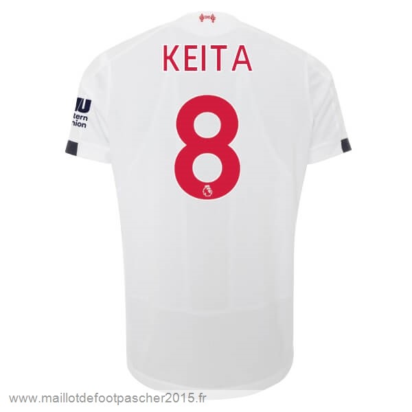 Maillot Foot Achat NO.8 Keita Exterieur Maillot Liverpool 2019 2020 Blanc