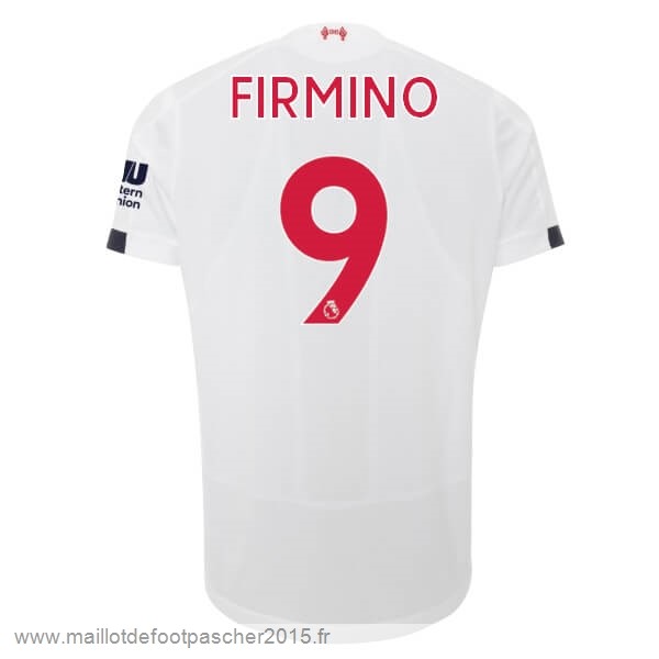 Maillot Foot Achat NO.9 Firmino Exterieur Maillot Liverpool 2019 2020 Blanc