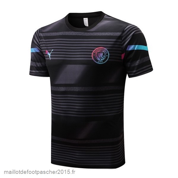 Maillot Foot Achat Entrainement Manchester City 2022 2023 Gris Marine