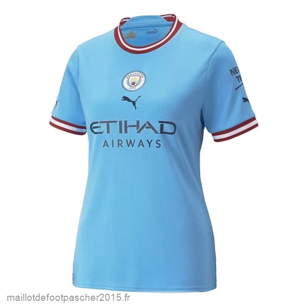 Maillot Foot Achat Domicile Maillot Femme Manchester City 2022 2023 Bleu