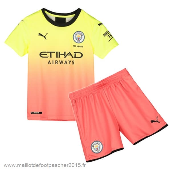 Maillot Foot Achat Third Conjunto De Enfant Manchester City 2019 2020 Orange