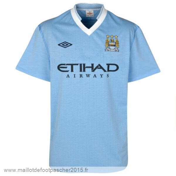 Maillot Foot Achat Domicile Maillot Manchester City Rétro 2011 2012 Bleu