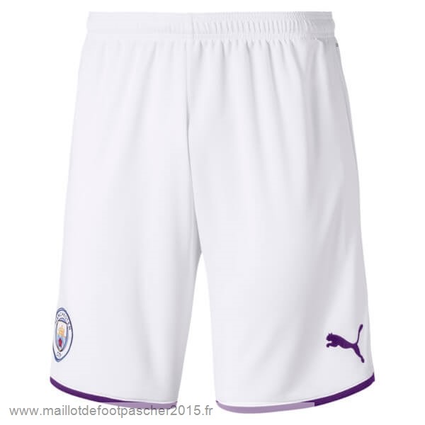 Maillot Foot Achat Domicile Pantalon Manchester City 2019 2020 Blanc