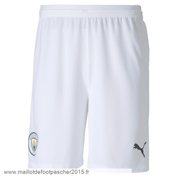 Maillot Foot Achat Domicile Pantalon Manchester City 2020 2021 Blanc