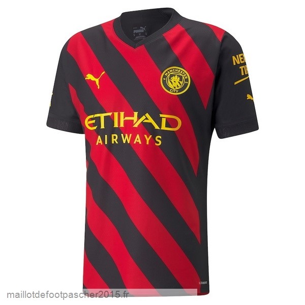 Maillot Foot Achat Thailande Exterieur Joueurs Maillot Manchester City 2022 2023 Rouge