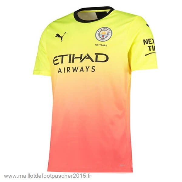 Maillot Foot Achat Thailande Third Maillot Manchester City 2019 2020 Orange