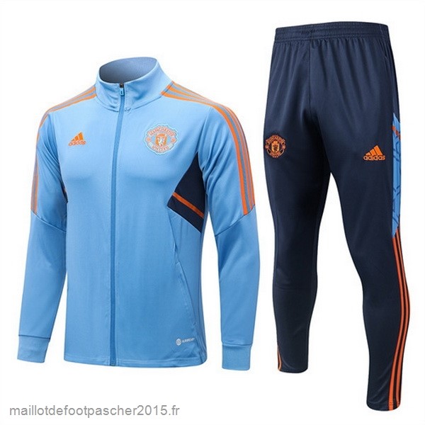 Maillot Foot Achat Survêtements Manchester United 2022 2023 I Bleu