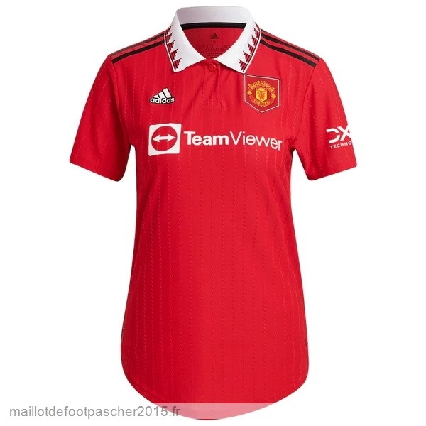 Maillot Foot Achat Domicile Maillot Femme Manchester United 2022 2023 Rouge