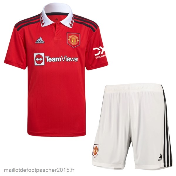 Maillot Foot Achat Domicile Conjunto De Enfant Manchester United 2022 2023 Rouge