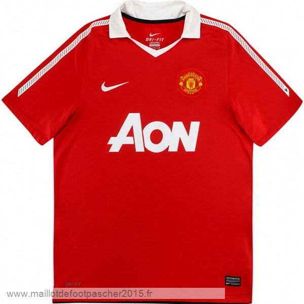 Maillot Foot Achat Domicile Maillot Manchester United Rétro 2010 2011 Rouge