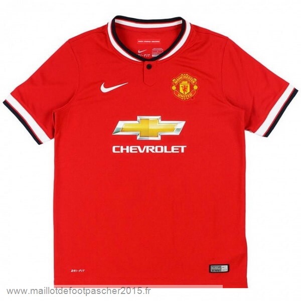 Maillot Foot Achat Domicile Maillot Manchester United Rétro 2014 2015 Rouge