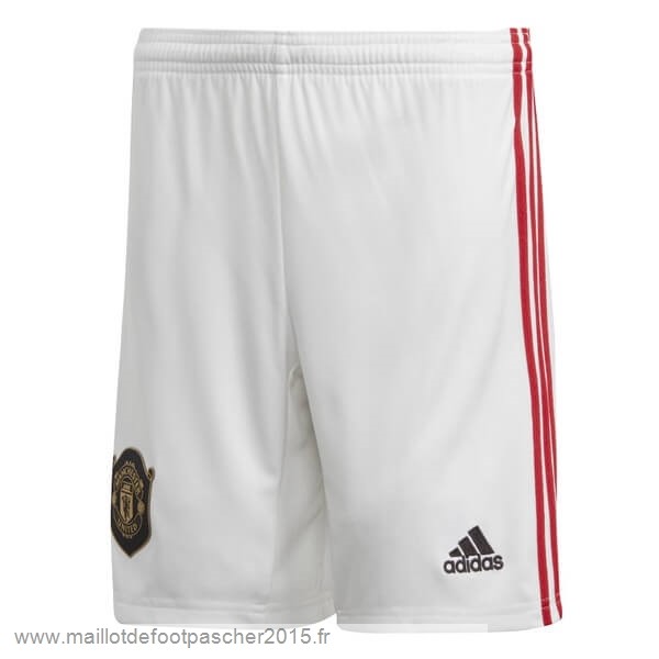 Maillot Foot Achat Domicile Pantalon Manchester United 2019 2020 Blanc